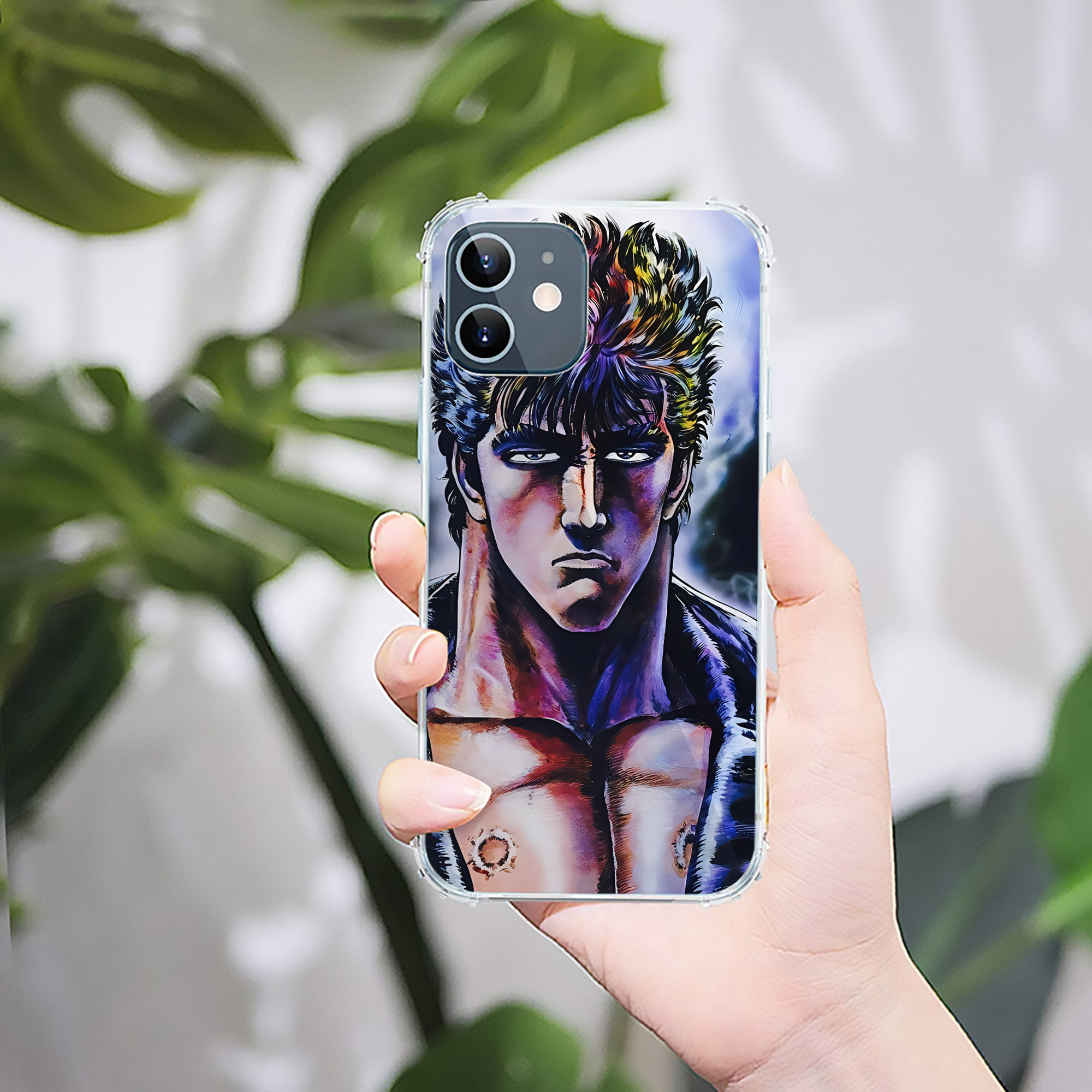 北斗の拳 Fist of the North Star 【iPhone 12シリーズ対応】透明スマホケース（クリアソフトケース）